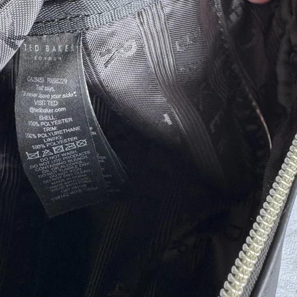 Ted Baker Tiera Opal Printed Crossbody Bag Floral Black Purse Bag Adjustable - Picture 4 of 13